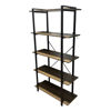 Imagen de Mueble estantería de hierro y MDF, 5 estantes, en caja, Berlina Home