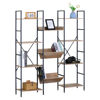 Imagen de Mueble estantería de hierro y MDF, 11 estantes, en caja, Berlina Home