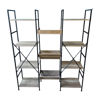 Imagen de Mueble estantería de hierro y MDF, 11 estantes, en caja, Berlina Home