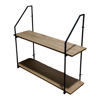 Imagen de Mueble estantería de hierro y MDF, 2 estantes, para colgar, en caja, Berlina Home