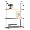Imagen de Mueble estantería de hierro y MDF, 3 estantes, para colgar, en caja, Berlina Home