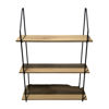Imagen de Mueble estantería de hierro y MDF, 3 estantes, para colgar, en caja, Berlina Home