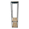 Imagen de Mueble perchero de hierro y MDF despojador, con 2 estantes, en caja, Berlina Home