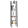 Imagen de Mueble estantería de hierro y MDF, 4 estantes, en caja, Berlina Home