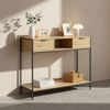Imagen de Mueble organizador recibidor de hierro y MDF, con cajones, en caja Berlina Home