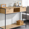 Imagen de Mueble organizador recibidor de hierro y MDF, con cajones, en caja Berlina Home