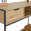 Imagen de Mueble organizador recibidor de hierro y MDF, con cajones, en caja Berlina Home