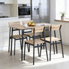 Imagen de Mesa con 4 sillas de hierro y madera, en caja Berlina Home
