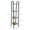 Imagen de Mueble estantería de hierro y MDF, 4 estantes, en caja, Berlina Home