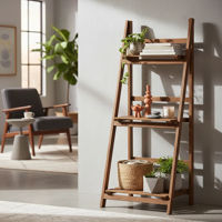 Imagen de Mueble estantería de madera plegable, 3 estantes