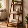 Imagen de Mueble estantería de madera plegable, 3 estantes