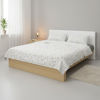 Imagen de Sábanas Queen size Berlina by Teka, con diseño, 158x198x30 250x220 50x70cm, set de 4 piezas 50% poliéster 50% algodón, 160 hilos, en sobre de PVC