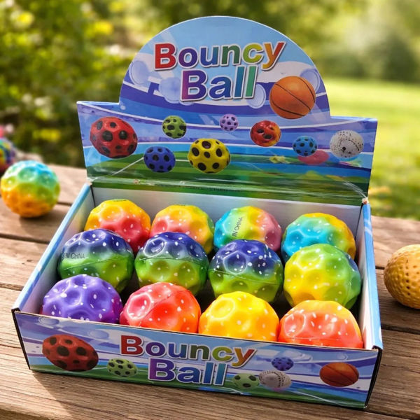 Imagen de Pelota PU saltarina, CAJA x12, varios colores