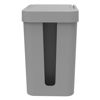 Imagen de Papelera de plástico SOPRANO 5L GRIS