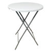 Imagen de Mesa de PVC y hierro, patas plegables, Berlina Home, alta ideal para bar