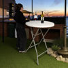Imagen de Mesa de PVC y hierro, patas plegables, Berlina Home, alta ideal para bar