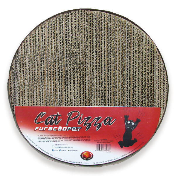 Imagen de Juguete para gatos rascador, espiral de cartón, FURACAO
