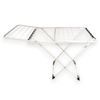Imagen de Tendedero de ropa de pie con alas, plegable patas con plástico, de acero pintado, BLANCO Maxeb