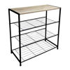 Imagen de Mueble organizador multiuso recibidor de hierro y MDF, en caja Berlina Home