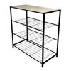Imagen de Mueble organizador multiuso recibidor de hierro y MDF, en caja Berlina Home