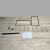 Imagen de Mueble organizador multiuso recibidor de hierro y MDF, en caja Berlina Home