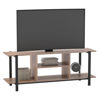 Imagen de Mueble rack de hierro y madera con estantes, en caja Berlina Home