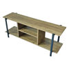 Imagen de Mueble rack de hierro y madera con estantes, en caja Berlina Home