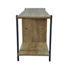 Imagen de Mueble rack de hierro y madera con estantes, en caja Berlina Home