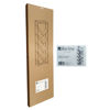Imagen de Mueble biblioteca de hierro y MDF, 8 estantes diagonales, en caja Berlina Home