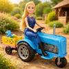 Imagen de Muñeca con tractor y accesorios, en caja