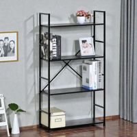 Imagen de Mueble estantería de hierro y MDF, 4 estantes, en caja, Berlina home