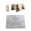 Imagen de Mueble estantería de hierro y MDF, 4 estantes, en caja, Berlina home