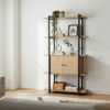 Imagen de Mueble estantería de hierro y MDF, 5 estantes, en caja, Berlina Home