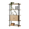 Imagen de Mueble estantería de hierro y MDF, 5 estantes, en caja, Berlina Home