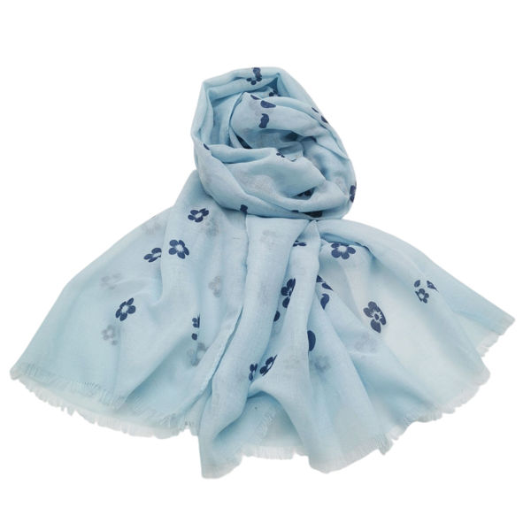 Imagen de Pañuelo pashmina estampada, en bolsa, varios colores