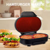 Imagen de Máquina plancha eléctrica para hacer hamburguesas, 1000W, en caja, WINNING STAR