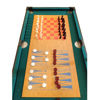 Imagen de Mesa multijuegos 12en1, futbolito, pool, hockey, black Jack, ajedrez, damas, back gammon, mini ping pong, bowling, tejo, etc