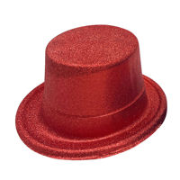 Imagen de Gorro para cotillón, de plástico con brillantina, varios colores