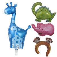 Imagen de Globo metalizado animales, PACK x12