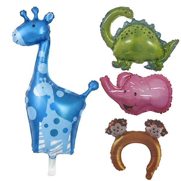 Imagen de Globo metalizado animales, PACK x12