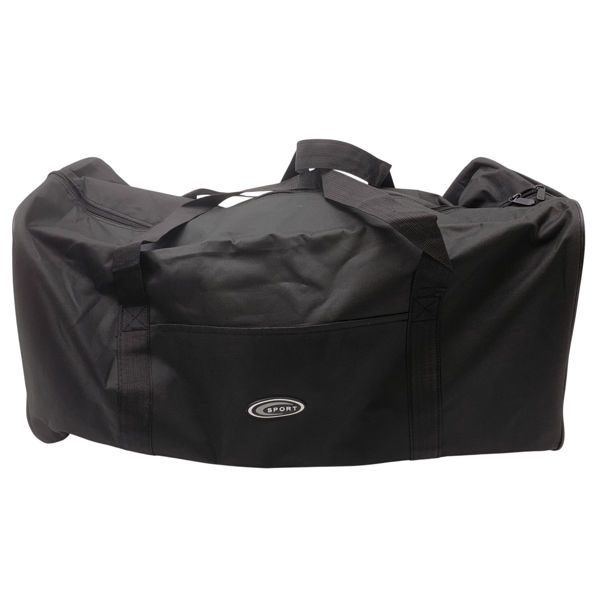 Imagen de Bolso deportivo con asas y correa, negro