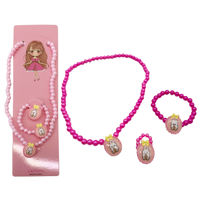 Imagen de Set de belleza collar, pulsera y anillo, PACK x12 varios colores