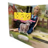 Imagen de Muñeca con tractor y accesorios, en caja