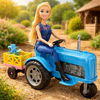 Imagen de Muñeca con tractor y accesorios, en caja