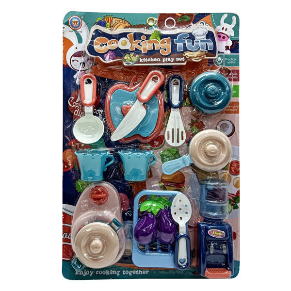 Imagen de Set de cocina, 17 piezas, en blister