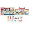Imagen de Casa para muñecas, con accesorios y stickers, en caja