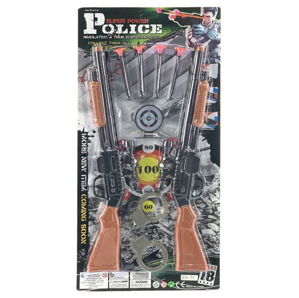 Imagen de Rifle lanza dardos x2, con accesorios, en blister