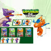 Imagen de Pistola lanza tazos, dinosaurio, en caja, varios colores