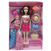 Imagen de Muñeca con hija y accesorios, en caja