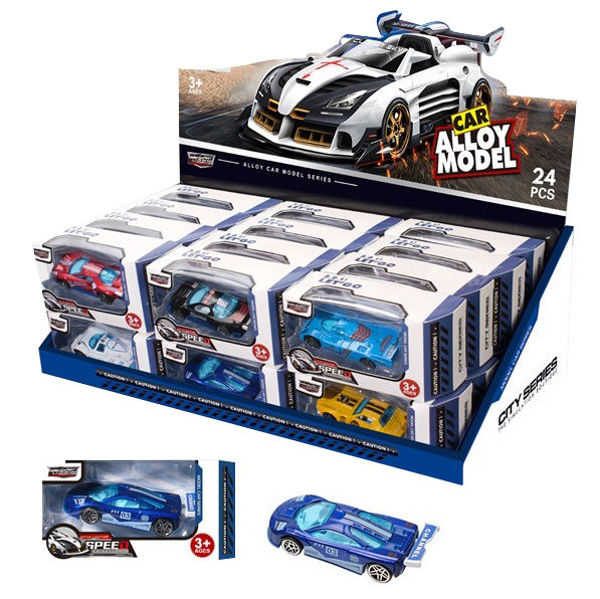 Imagen de Auto de colección, de metal, en caja CAJAx24
